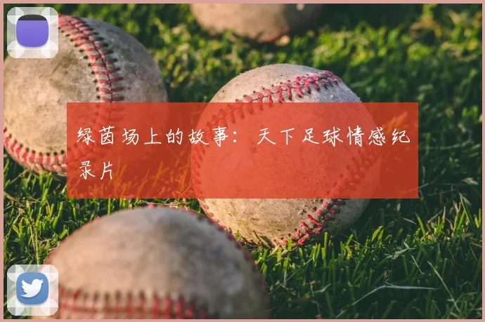 绿茵场上的故事：天下足球情感纪录片
